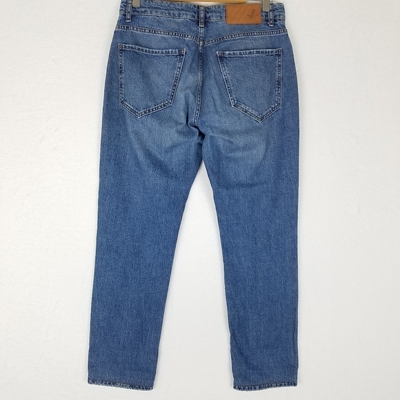 Beymen Club Blue Distressed Tapered Leg Jeans Size 32 - Picture 4 of 12